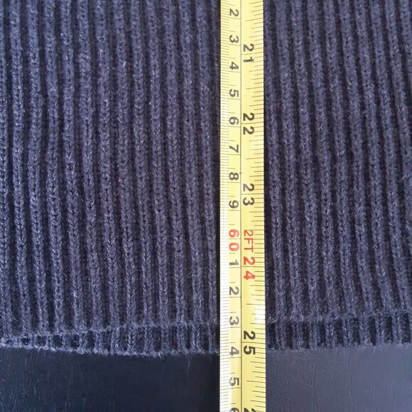 GAP SZ M Grey 100% Cotton Turtleneck Men's Vintage Sweater - Picture 13 of 15